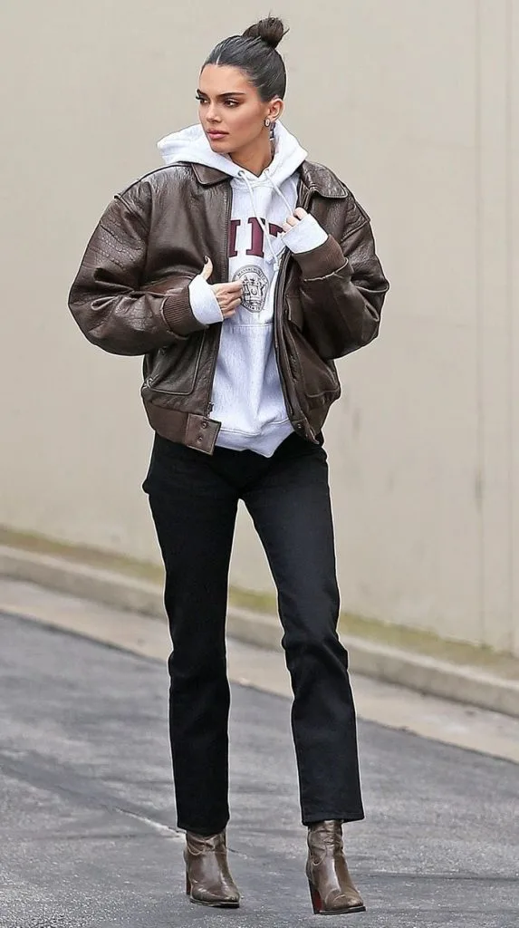 how to dress up hoodie