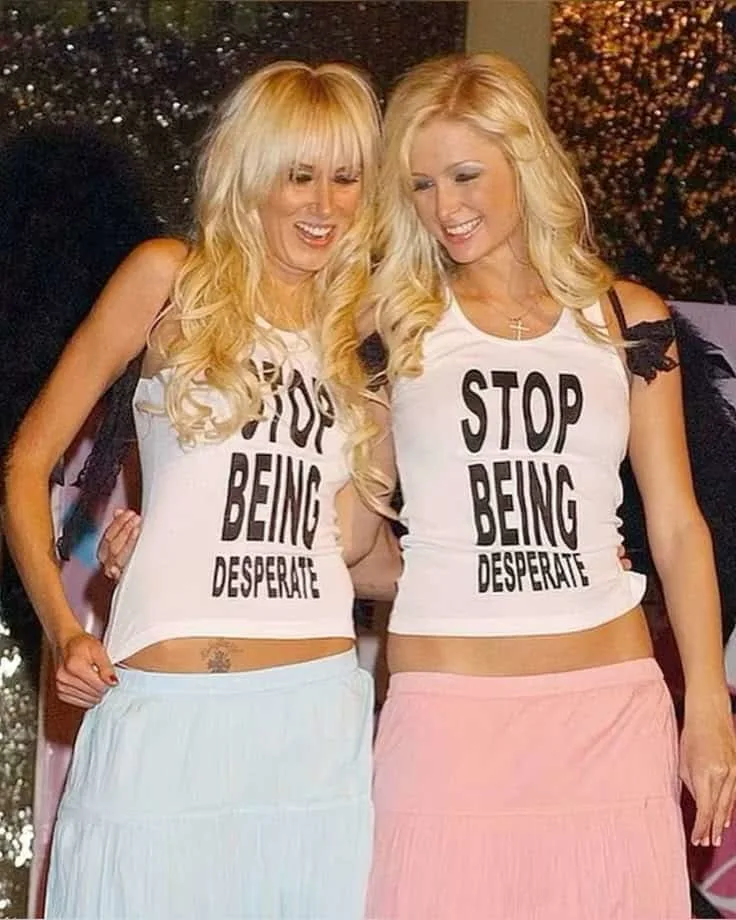 bimbocore fashion slogan tee