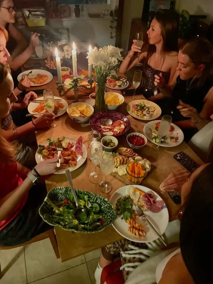 cozy potlcuk dinner Hosting Ideas For Each Month