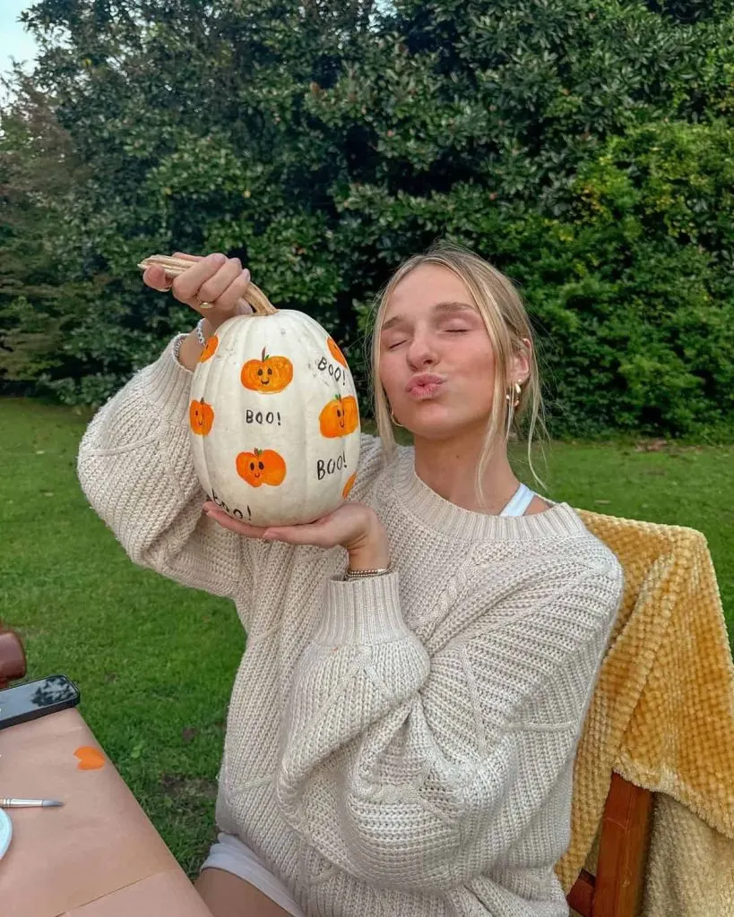 Hosting Ideas For Each Month pumpkin painting