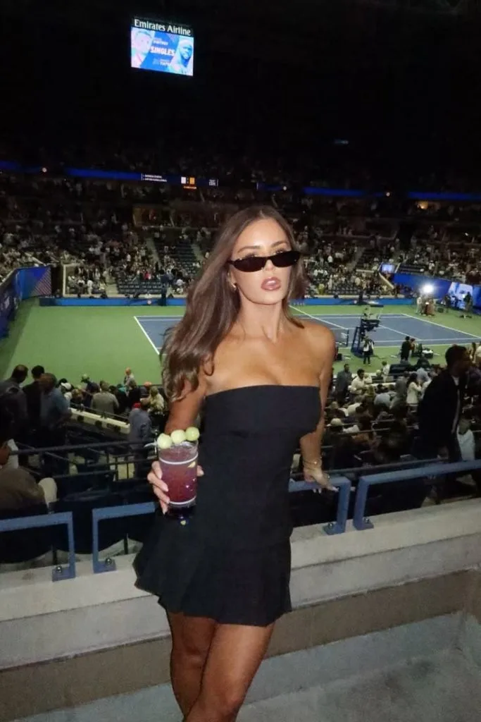 tennis tournament black dress