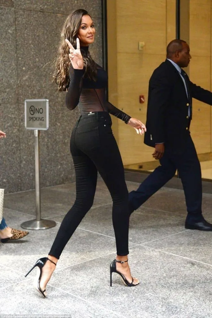 skinny jeans and stilettos