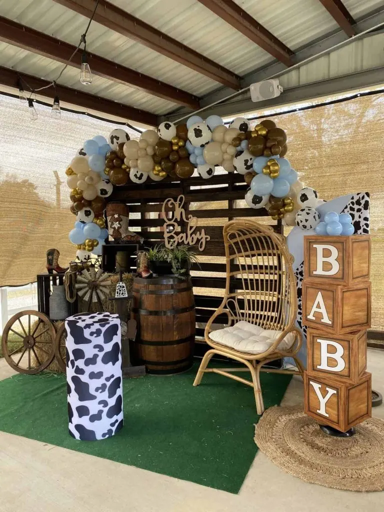 Rodeo Western Theme 1st birthday party