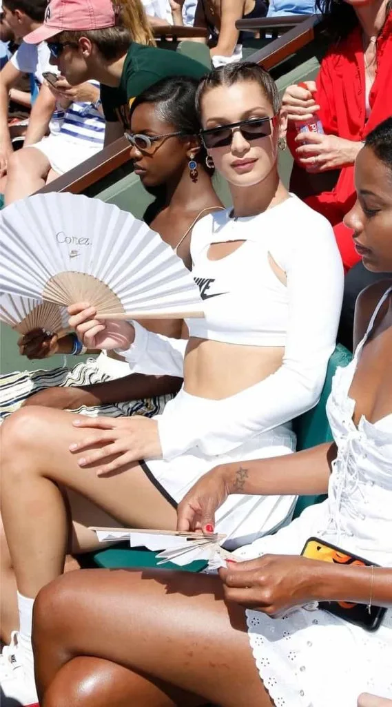 all white outfit tennis skirt Tennis Courtside outfits