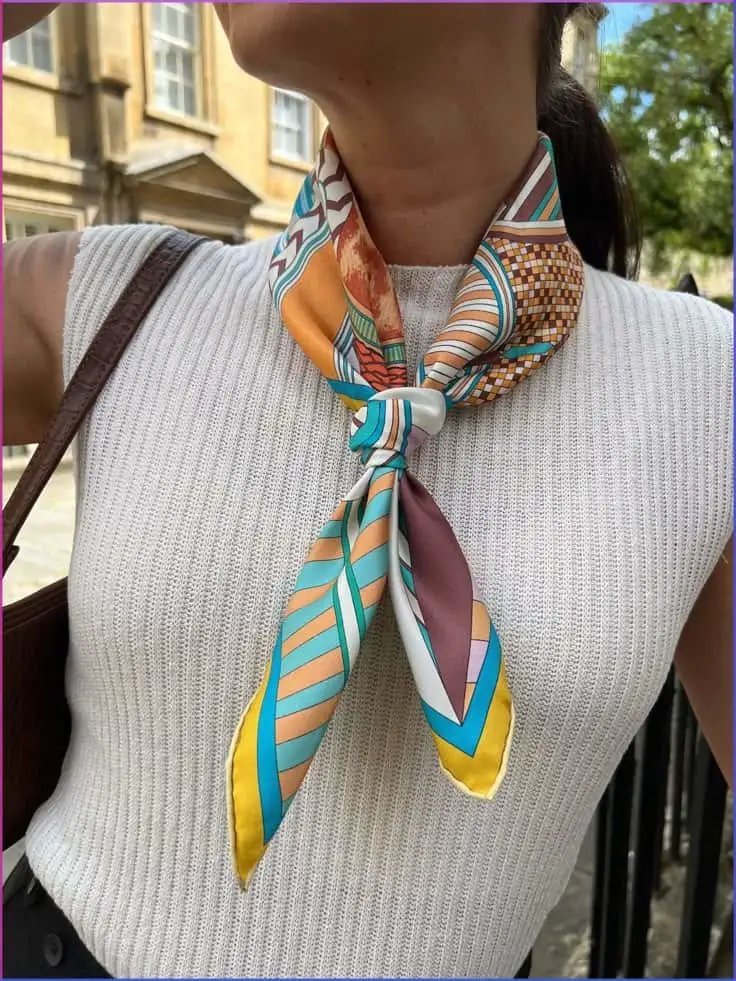 The Neck Scarf (The French Girl Hack)