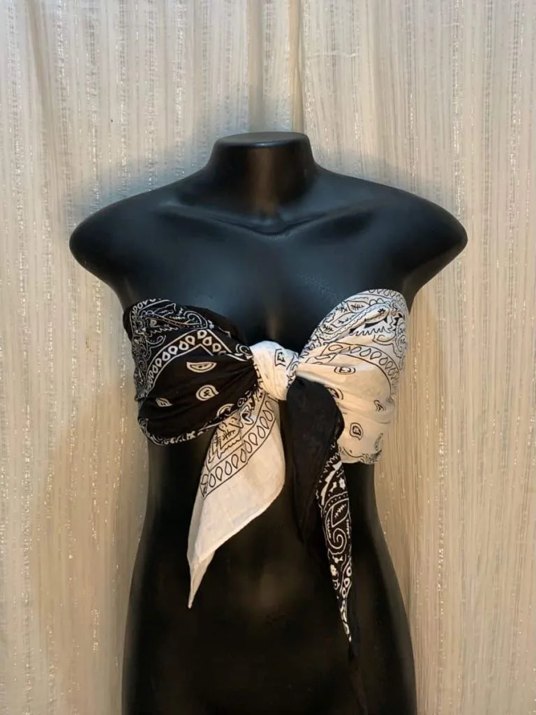 WEAR BANDANA AS bikini top