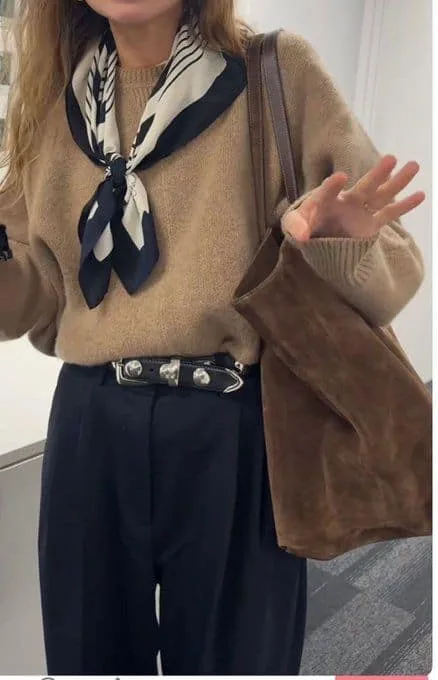 LAYERING outfit scarf