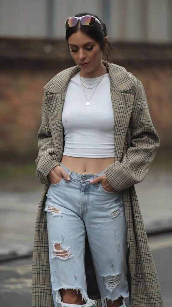 TRENCH COAT layering outfit