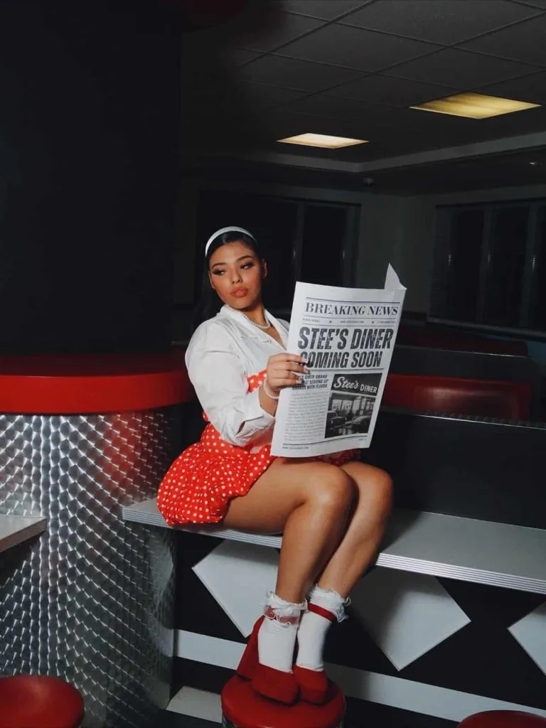 Mary Janes & a Headband retro diner outfits sock hop outfit party