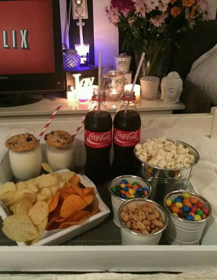 Movie Marathon sleepover ideas