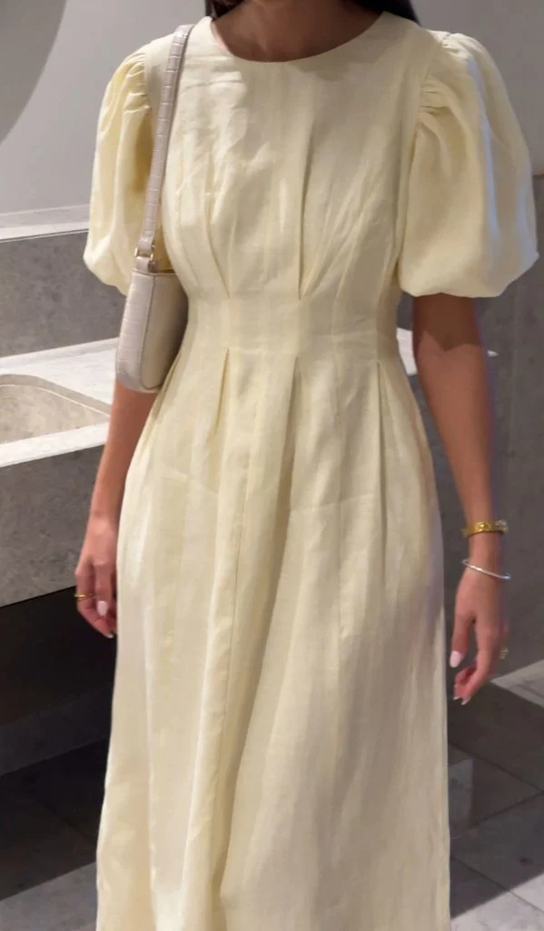 modest dress visit outfit idea
