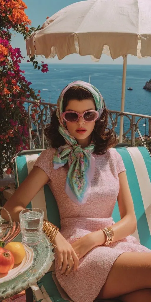 retro beach outfits sunnies