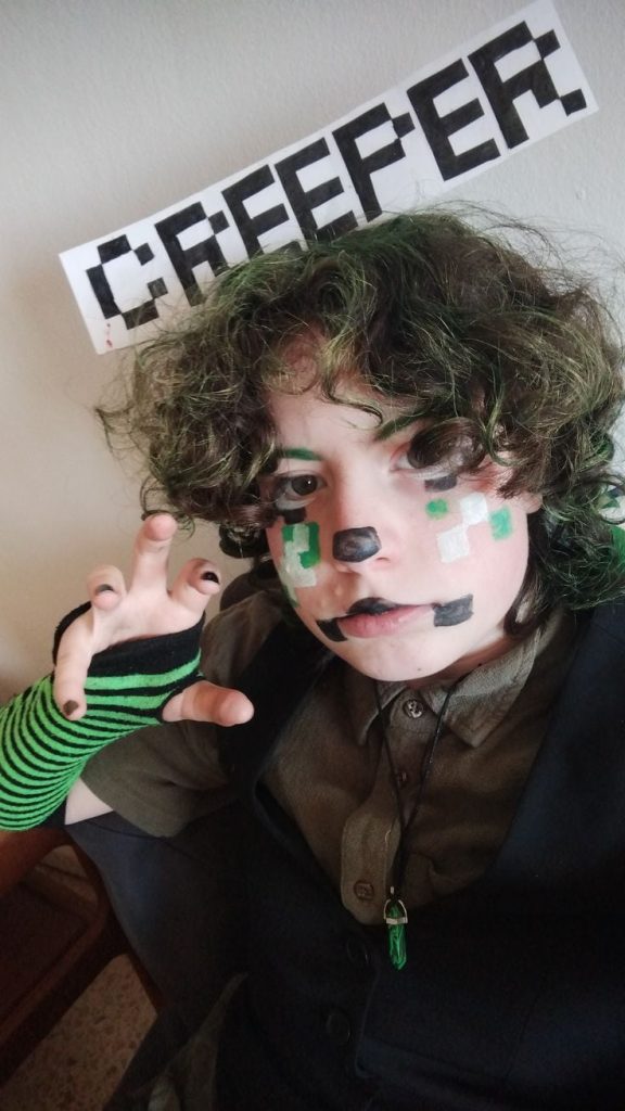 The iconic Minecraft makeup