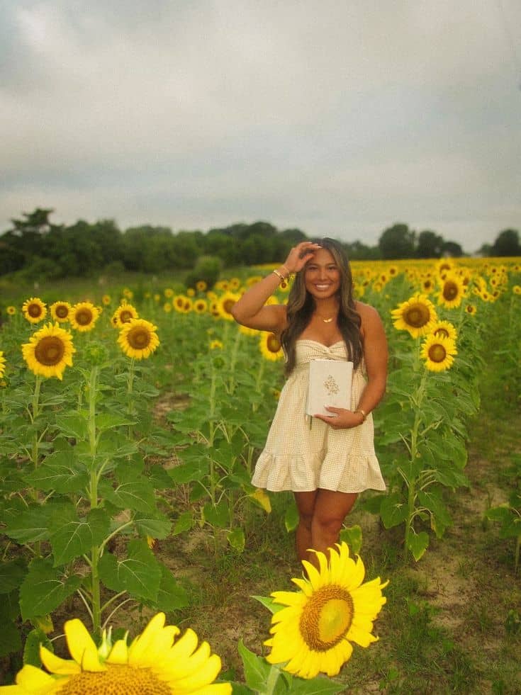 what to wear to sunflower field  yellow dress
