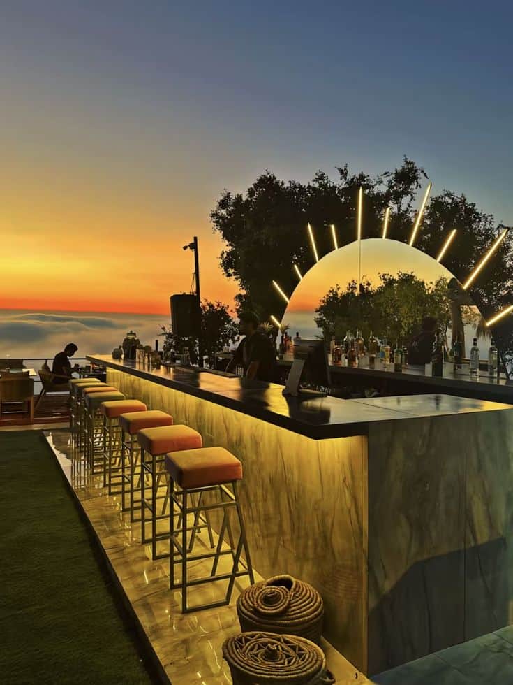 brand launch party theme The rooftop sunset soirée