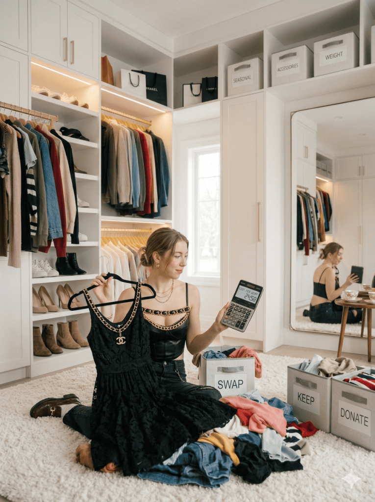calculating cost per wear for clothess declutter