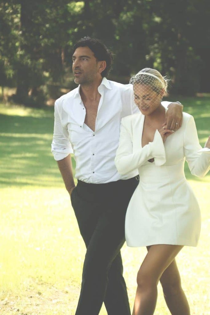 civil ceremony wedding outfit idea