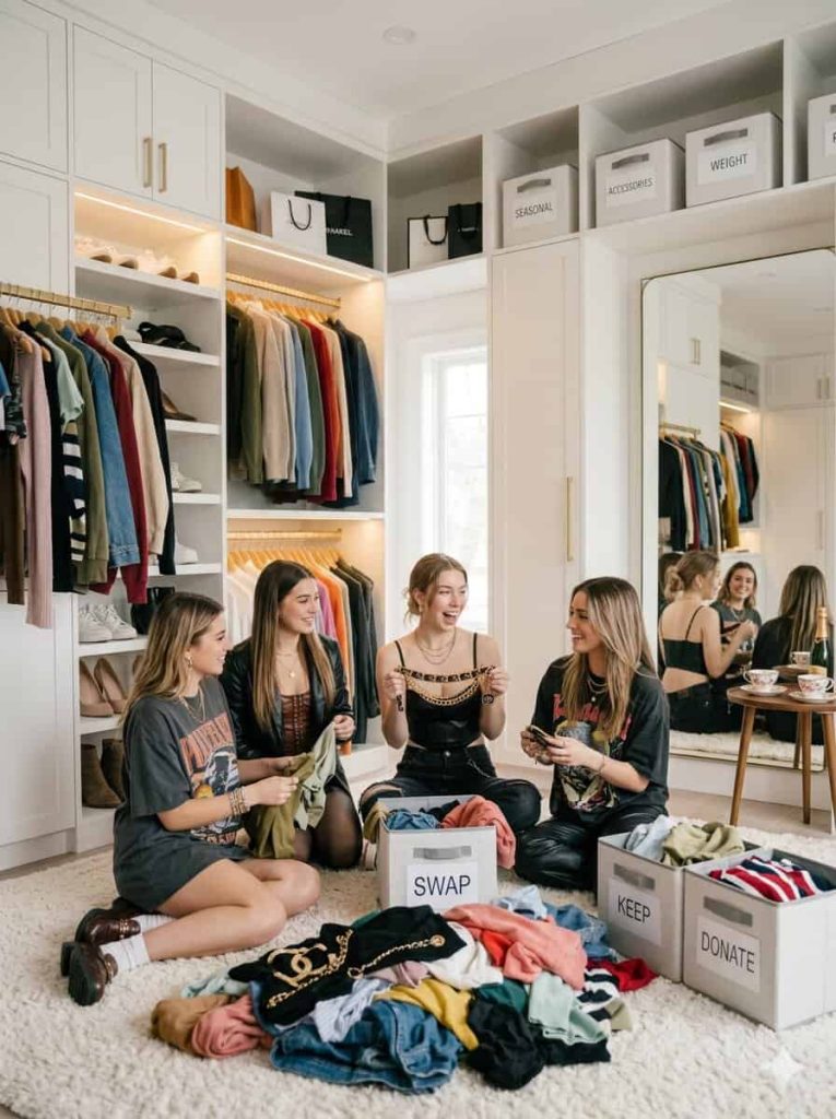 Clothing swap party