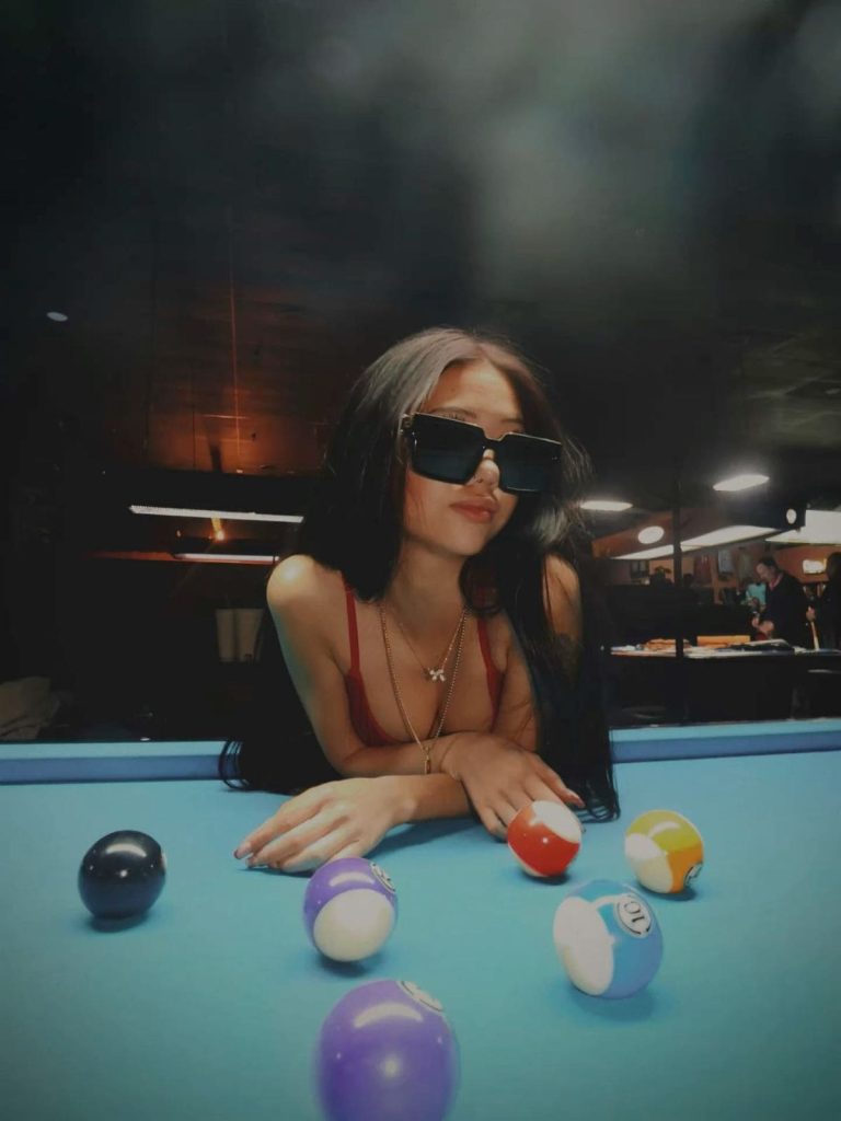 pool hall outfit idea baddie 
