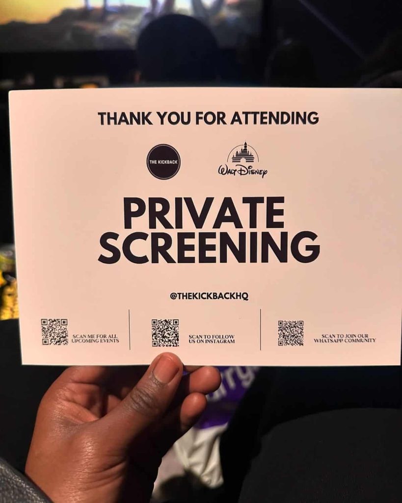  private screening outfits