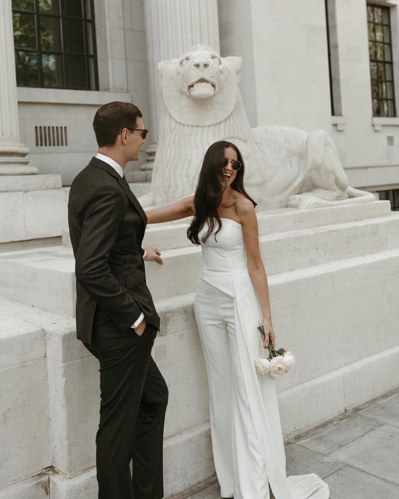 registry office wedding outfit idea