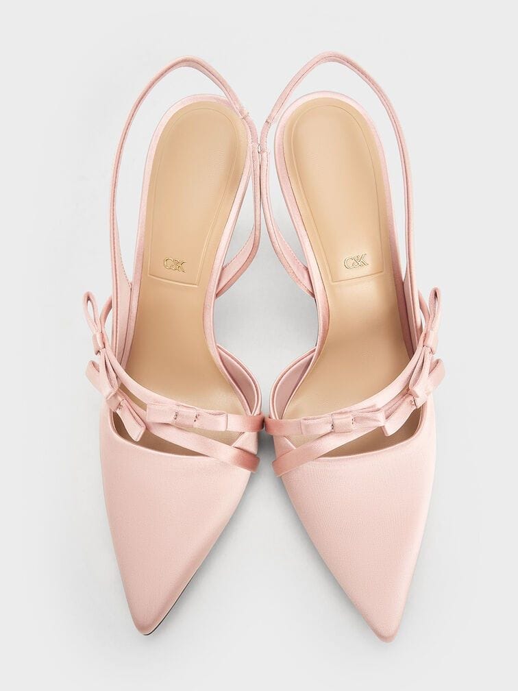 pink slingback pumps