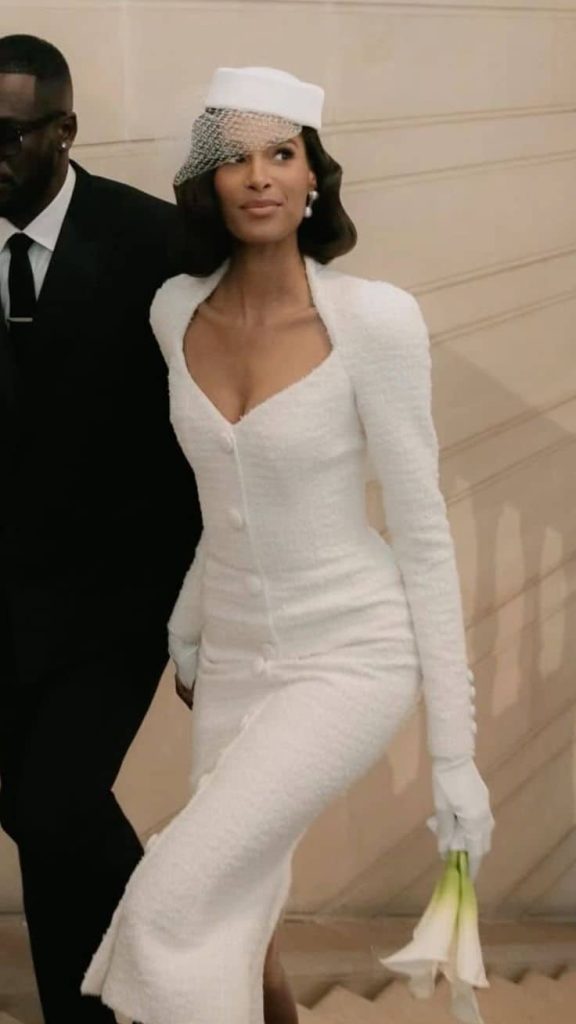 vintage courthouse wedding outfit bride