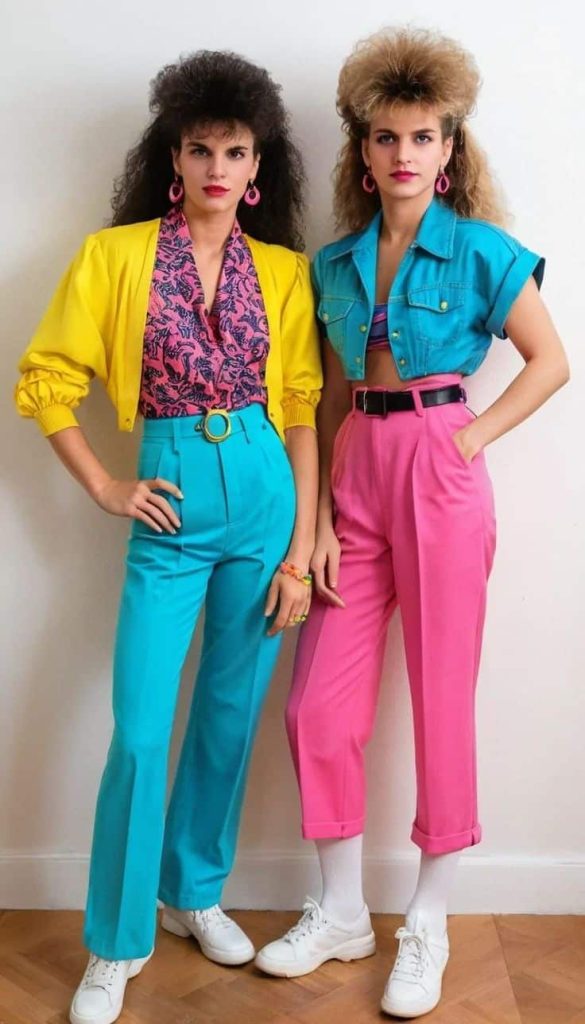 how to dress 80s with normal clothes