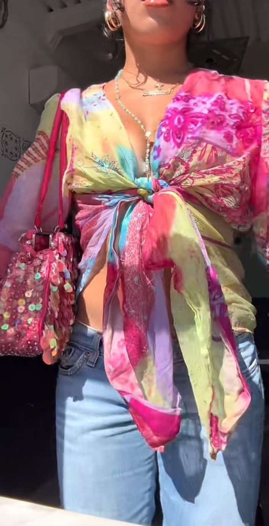 whimsy outfit women floral 