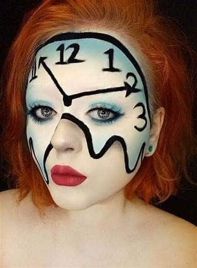 surrealist makeup tutorial FACE PAINT