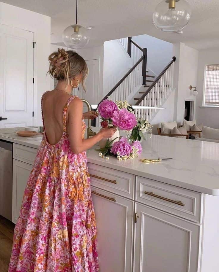 The Floral Dress outfit kitchen tea party