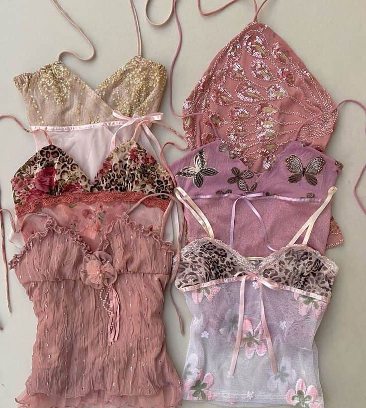 whimsy outfit wome lace cami tops