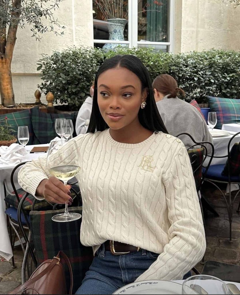 crewneck sweater preppy