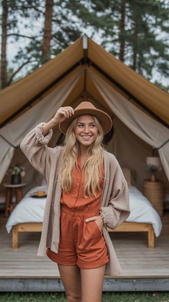 what to wear to glamping women