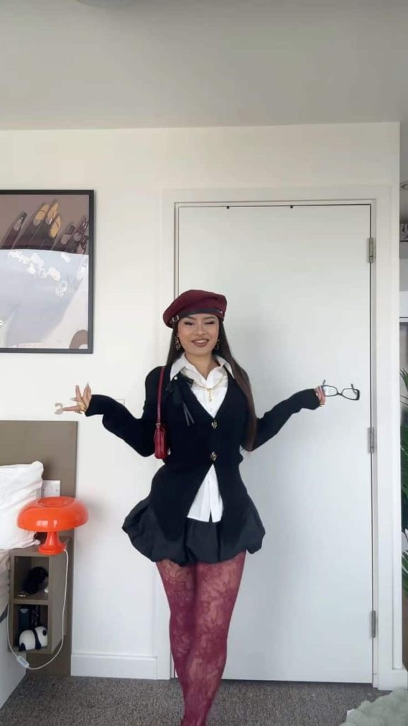 what to wear with lace tights