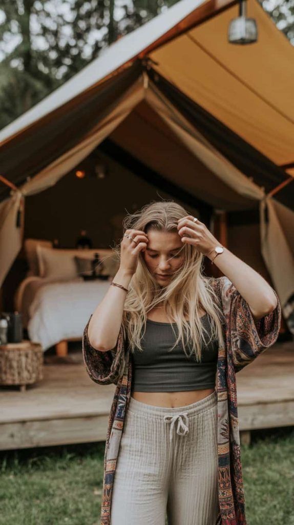 what to wear to glamping OUTFIT IDEAS