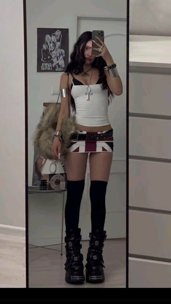 what to wear to underground party Chunky Combat Boots