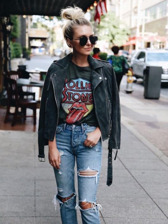 Band Tee outfits