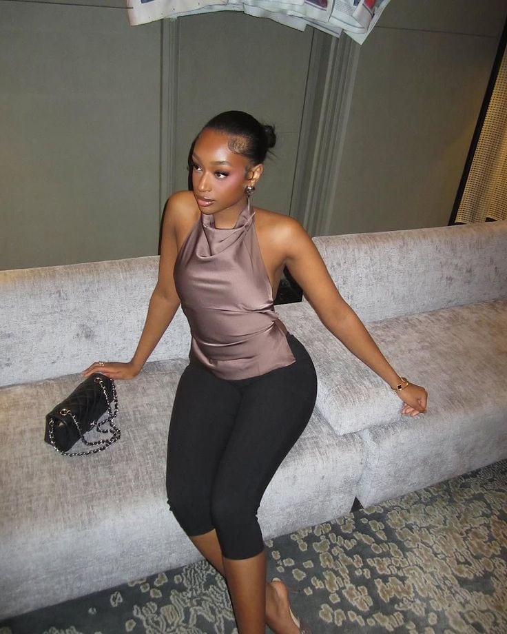 Capri Pants + Silk Cami or Satin Top