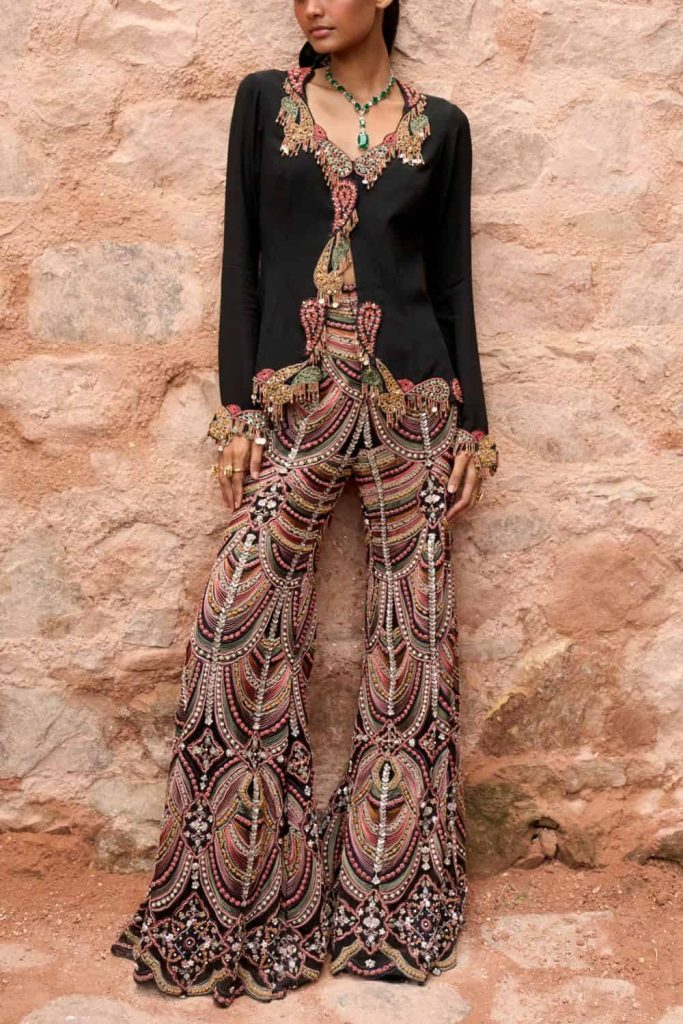 Casablanca outfits wide leg pants