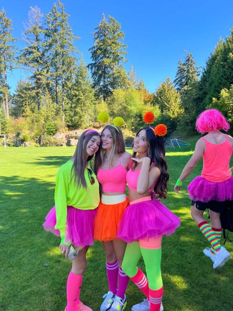 Neon party outfits cute