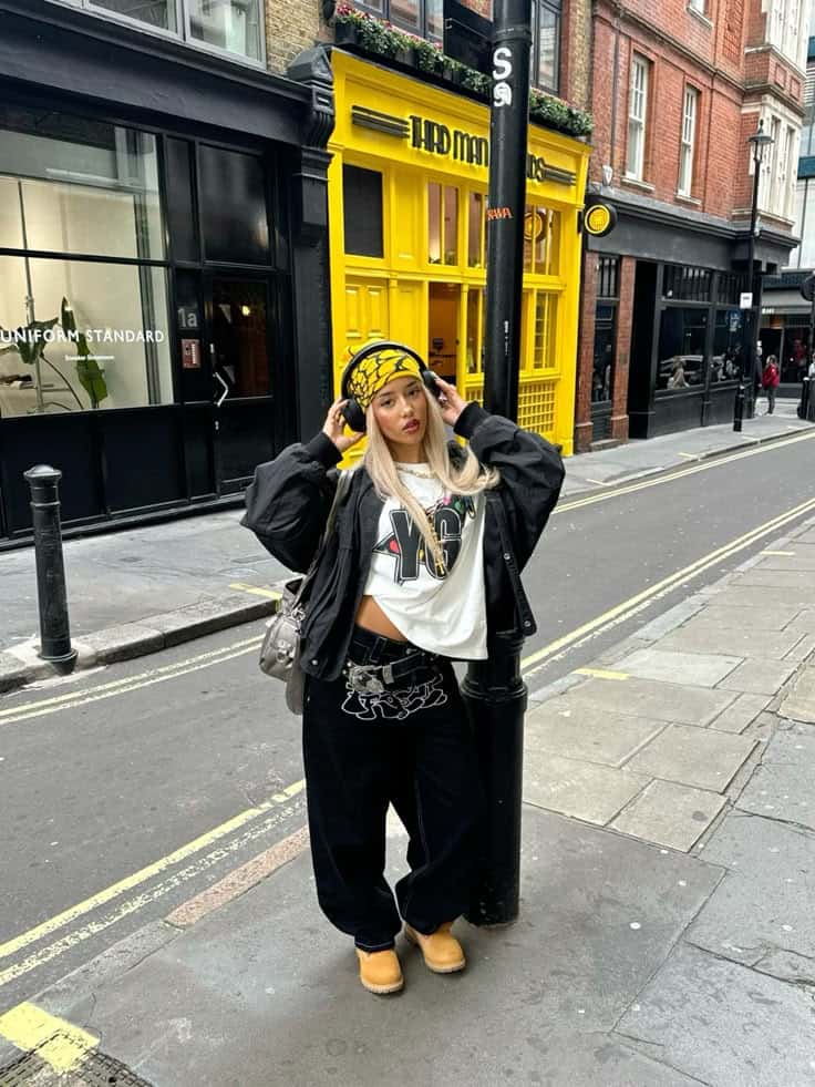 grunge outfit high street
