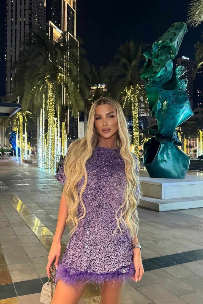 wig party outfit aesthetic sequin dress